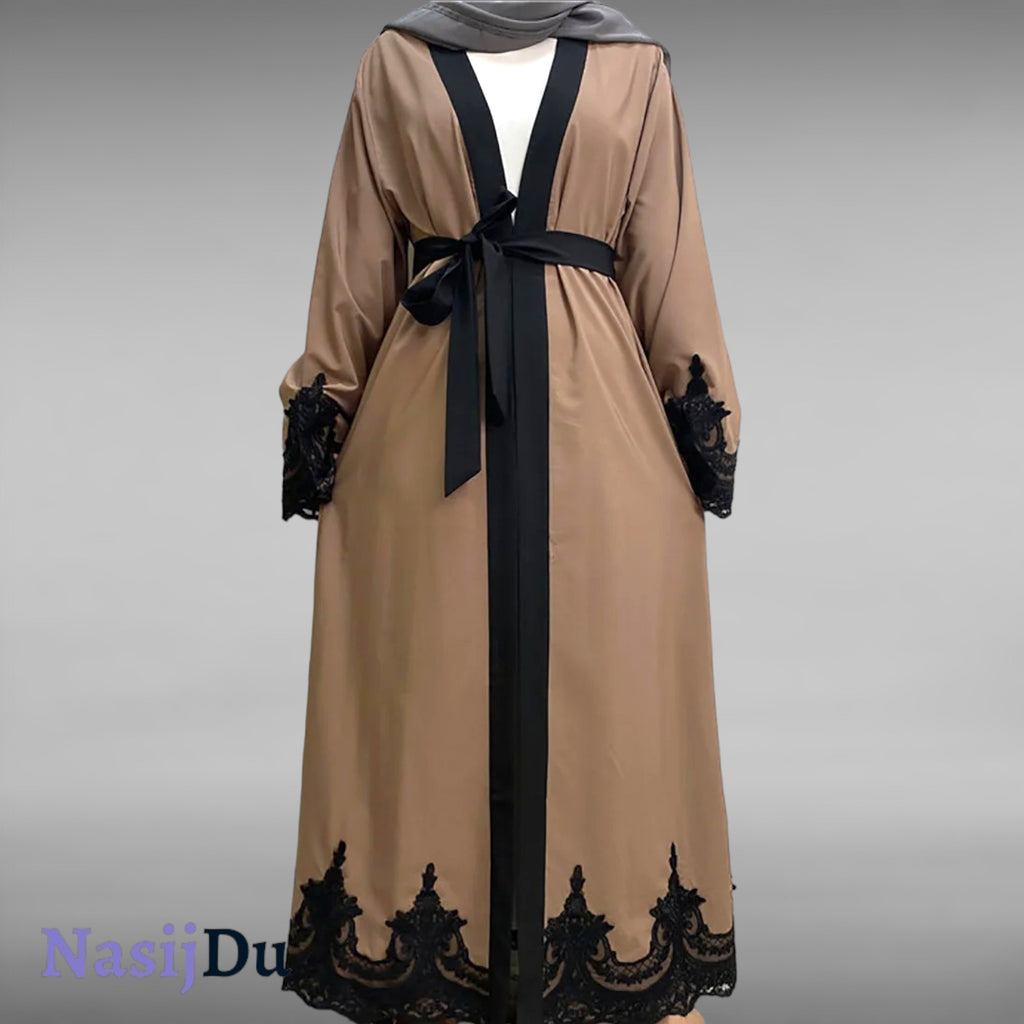Abaya Ouverte Moderne