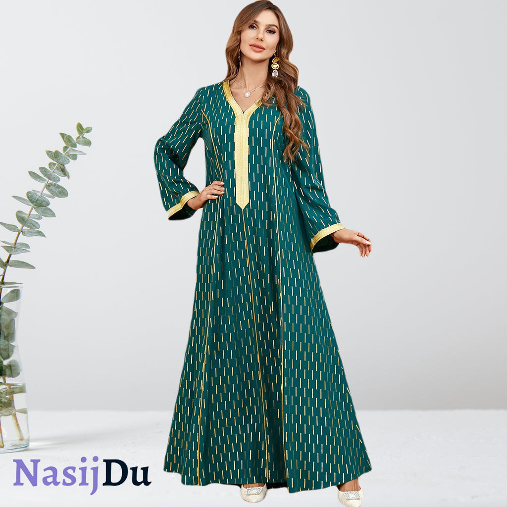 Abaya Verte Traditionnelle